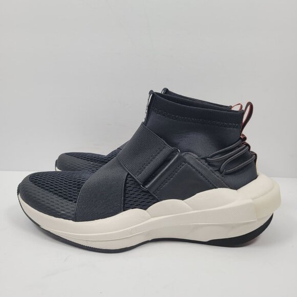 Sorel Explorer Defy Mid Women's Black White Sneaker US Size 7 NWOT - Picture 2 of 8